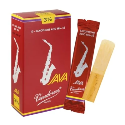 Abbildung von Vandoren SR2635R Java Filed Red Cut Alto Saxophone Reeds (Strength 3.5) (Single)