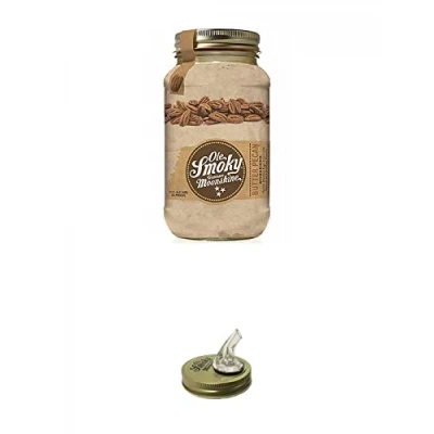 Abbildung von Ole Smoky Moonshine Butter Pecan im 0,5 Liter Glas + Ausgiesser