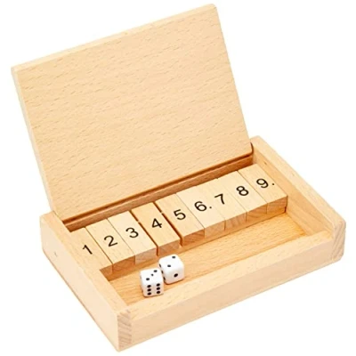 Abbildung von Würfelspiel Shut the box
