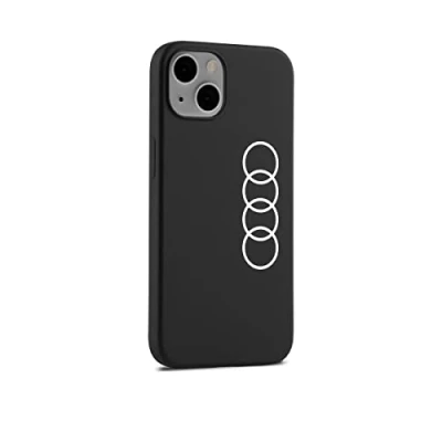 Abbildung von Audi 3222200100 Smartphone Case Cover Hülle Handy Ringe Logo schwarz