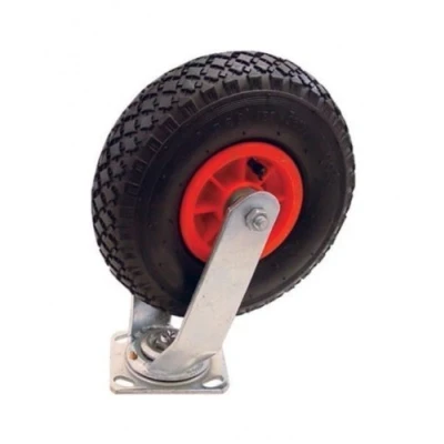 Abbildung von Lenkrolle 260x80mm Luftreifen Transportrolle Bockrolle Luftrad Rolle