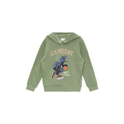 Abbildung von s.Oliver Sweatshirt Kapuzen mit gummiertem Print