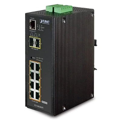 Abbildung von PLANET IGS 10020HPT Network Switch Managed L2+ Gigabit Ethernet (10/100/1000) Power Over (PoE) Black White