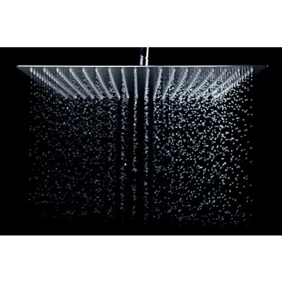 Abbildung von 12 Zoll(30x30cm) Regendusche Duschkopf Edelstahl AISI304 Regenbrause Anti Kalk Düsen Regenduschkopf Quadratisch