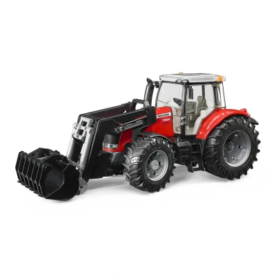 Abbildung von Bruder Traktor Massey Ferguson 7624 mit Frontlader 1:16