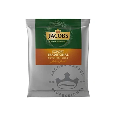 Abbildung von Jacobs Export Traditional High Yield Filterkaffee, Großpackung 90 Portionsbeutel à 55g (4,95kg)
