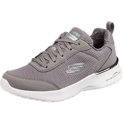 Abbildung von Skechers Skech Air Dynamight Fast Brake Sneaker Metallic Element an der Ferse, Freizeitschuh, Halbschuh, Schnürschuh
