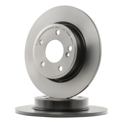 Abbildung von BREMBO COATED DISC LINE 08.B347.41 Bremsscheibe 276 9 5 voll beschichtet hochgekohlt mit Schrauben MERCEDES BENZ: CLA Coupe, B Klasse, A Klasse