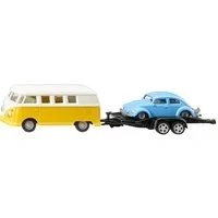 Abbildung von SUPER VW T1 mit Anhänger und Käfer, Modellfahrzeug