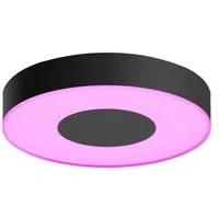 Abbildung von Philips Hue Xamento Badezimmer Deckenleuchte Weiß und Farblicht schwarz 38 cm