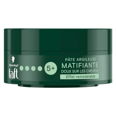 Abbildung von Schwarzkopf Taft mattierende Ton Haarpaste starker Halt langlebig 24 Stunden Frisur Haar 75 ml Inhalt