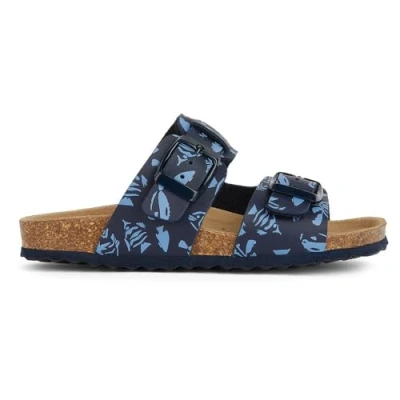 Abbildung von Geox J Ghita Boy E Sandal, Navy/AVIO, 30 EU