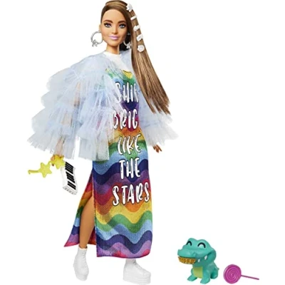 Abbildung von Barbie Extra GYJ78 Modepuppe Weiblich 3 Jahr(e) Mädchen Mehrfarbig (GYJ78)
