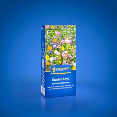 Abbildung von Kiepenkerl Blumensamen Mischung Garden Love 1078060 klassischer und pflegeleichter Bauerngarten zum Wohlfühlen circa 150cm Wildblumensamen, Blumenwiese