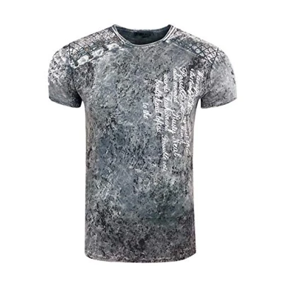 Abbildung von Rusty Neal Tshirt print, Herren, Größe: 3XL, Anthrazit