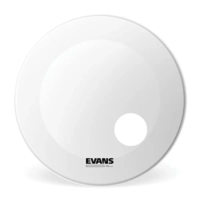 Abbildung von Evans BD18RGCW Resonanzfell für Bassdrum 45,7 cm (18 Zoll) Loch 12,7 (5 weiß