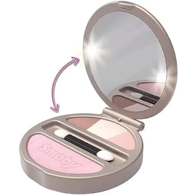 Abbildung von Smoby Toys My Beauty Kompaktpuder Spielzeug Make Up (unechte Kosmetika) mit Spiegel und Licht für Kinder ab 3 Jahren