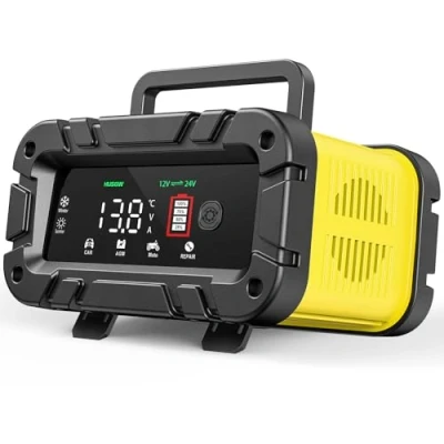 Abbildung von 20A Ladegerät Autobatterie, KFZ Batterieladegerät Vollautomatisches Intelligentes Erhaltungsladegerät, LCD Bildschirm (20A)