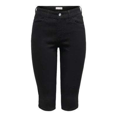 Abbildung von JDY Jdymoon Knickers Jeans Slim Fit, Damen, Größe: XS, Black denim