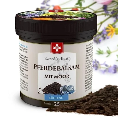 Abbildung von SwissMedicus Pferdebalsam mit kühlender Moor