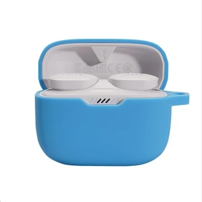 Abbildung von GIOPUEY Hülle Kompatibel mit JBL Tune 235NC, Silikon Stoßfeste Schutzhülle, Ultradünn Case Cover, Kein Geruch, Blue