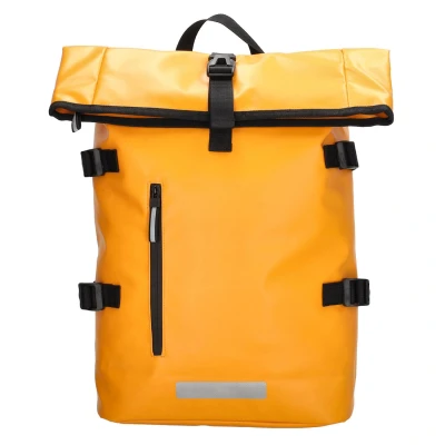 Abbildung von Beagles Originals Tokyo Rucksack, wasserabweisend, Tarpaulin, 15,6 Zoll Laptopfach, Rolltop Design, reflektierende Streifen, Anti Diebstahlschutz, verstellbare Schulterriemen, multifunktional