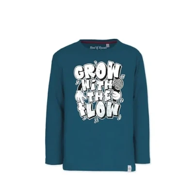 Abbildung von Band of Rascals Kinder Langarmshirt Grown aus Bio Baumwolle, Dark Petrol, Gr. 146