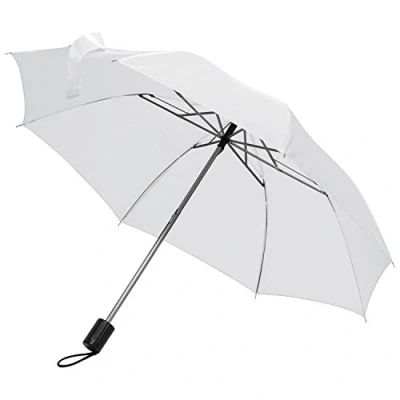 Abbildung von Livepac Office Taschenregenschirm Taschen Regenschirm / mit Schutzhülle Farbe: weiss