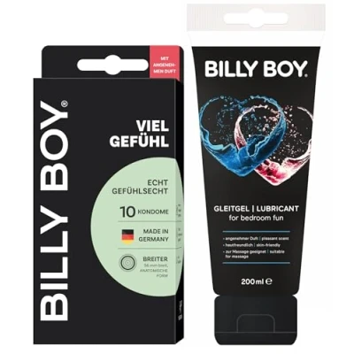 Abbildung von Billy Boy Einhand Kondome Viel Gefühl + Gleitgel Duoset, 2 St., Gleitgel,