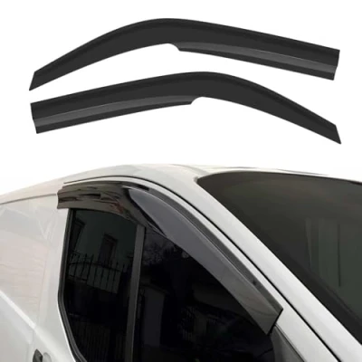 Abbildung von 2x Windabweiser Regenabweiser kompatibel mit Mercedes Vito Klasse W638 1996 2003 Dunkel