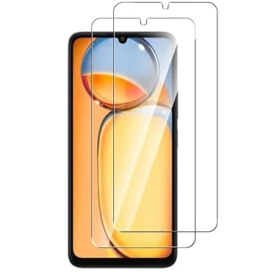 Abbildung von Panzerfolie kompatibel mit Samsung Galaxy A32 5G [2 Stück] Displayschutzfolie,Schutzfolie [kein Glas] 9H Glas, 100% Fingerabdrucksensor Nano Glas