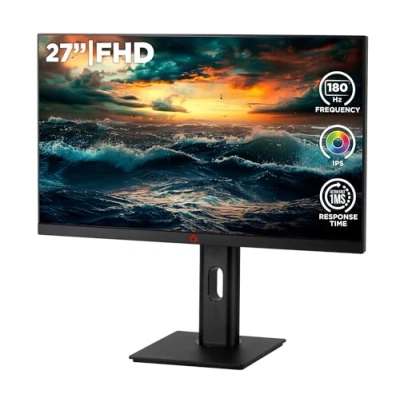 Abbildung von Konix Zephyr 27“ Gaming Monitor PC, PS4, PS5, Switch, Xbox Full HD Auflösung 1.080 px 180 Hz 1 ms FreeSync HDMI 2.0 DisplayPort IPS Panel