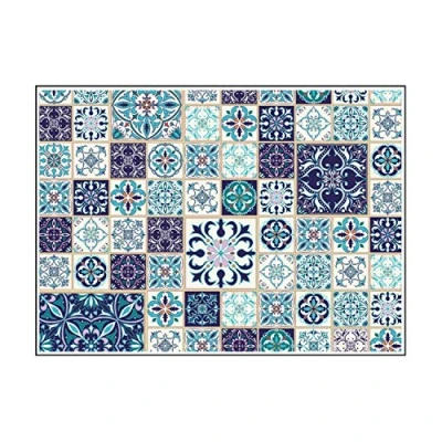 Abbildung von Sets de table Mosaïque bleu