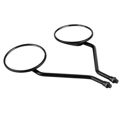 Abbildung von Motorrad Seitenspiegel, Akozon 2 Stücke 10 MM Gewinde Universal Rückspiegel für Roller