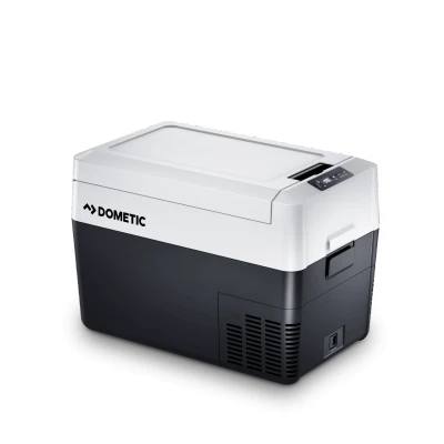 Abbildung von DOMETIC CDF2 36 Kompressor Kühlbox/Gefrierbox, +10 C bis 15 C, 31 Liter, Mini Kühlschrank 12/24 V für Auto, Lkw oder Boot mit Batteriewächter, Grau