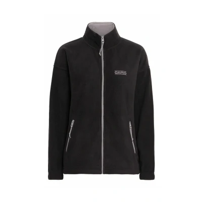 Abbildung von Oxmo Marta Fleecejacke, Damen, Größe: Large, True black
