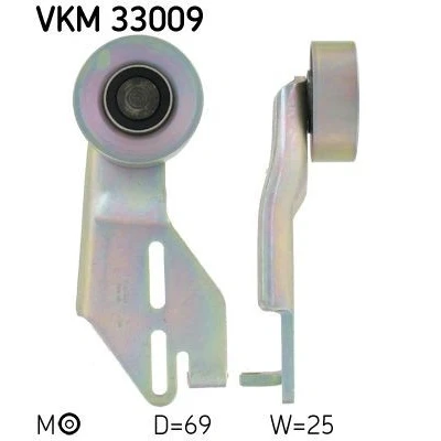 Abbildung von SKF VKM 33009 Spannrolle PEUGEOT: 106 II Schrägheck, CITROËN: Saxo AX