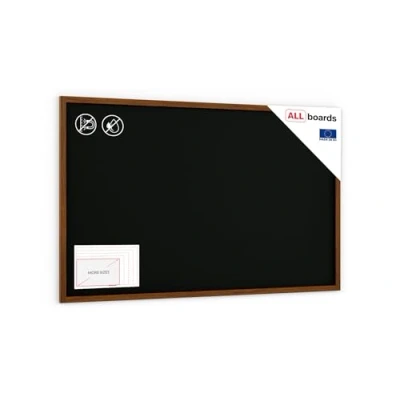 Abbildung von ALLboards Kreidetafel mit lackiertem Holzrahmen 200x120cm, schwarz, Schreibtafel, Kreide, Schreibtafel zum aufhängen, Wand Tafel Holz, gastronomie