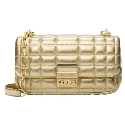 Abbildung von Michael Kors Tribeca Chain Umhängetasche Pale goldcoloured, Damen, Größe: One Size, gold coloured