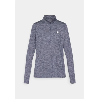 Abbildung von Under Armour TECH 1/2 ZIP Twist Langarmshirt, Damen, Größe: XXL, Midnight navy/white