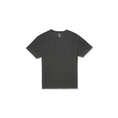 Abbildung von Volcom Solid Stone EMB SST Tshirt basic, Herren, Größe: XS, Black