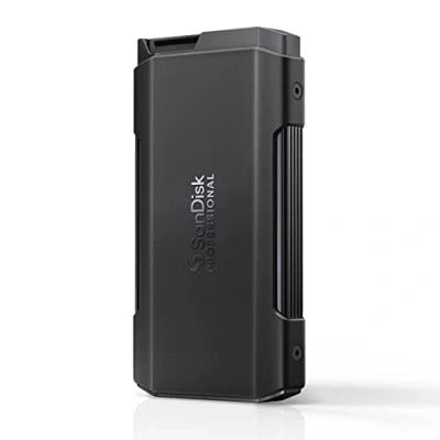 Abbildung von SanDisk PROFESSIONAL PRO BLADE TRANSPORT 4 TB (mobile Premium SSD für schnelle, modulare Workflows, USB 3.2 Gen 2x2, 2.000 MB/s Lesen/Schreiben)