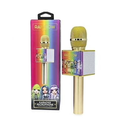 Abbildung von OTL Technologies Rainbow High Wireless Bluetooth Karaoke Microphone in Gold
