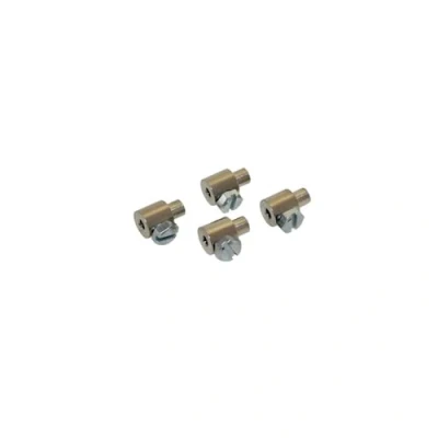 Abbildung von 4x Bowdenzug Schraubnippel Klemmnippel 4x11 mm kompatibel mit Puch Hercules Kreidler Zündapp Mofa Moped Mokick
