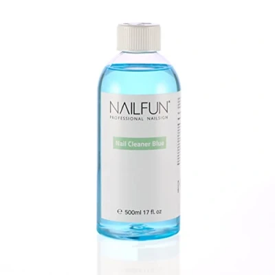 Abbildung von NAILFUN Nail Cleaner blue 500ml (Isopropanol) Spezial Nagel Reiniger für die Nagelmodellage in Studioqualität zum reinigen und entfetten