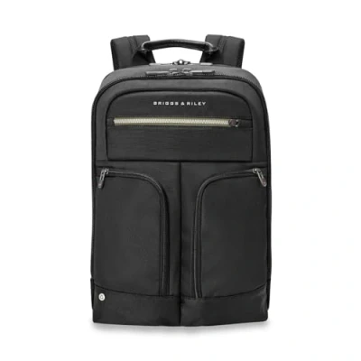 Abbildung von Briggs &amp; Riley Unisex Hta Slim erweiterbarer Rucksack (1 Stück), Schwarz, Einheitsgröße, Business
