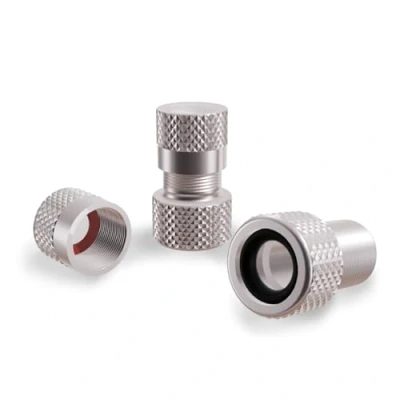 Abbildung von Shredr. Presta Ventil Adapter Set französisches auf Auto hochwertiges Aluminium (Silber)