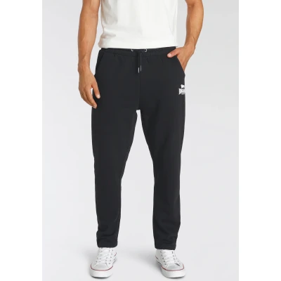 Abbildung von Lonsdale Jogging Normale Passform Cassidys Jogginghose, Herren, Größe: Large, Black white