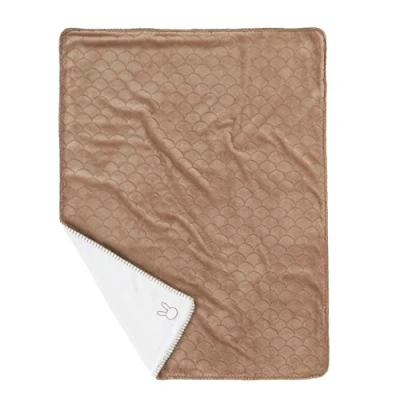 Abbildung von Nattou Schmusedecke Hase, Supersoft, 75 x 100 cm, Polyester, Lapidou, Braun