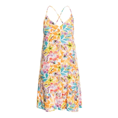 Abbildung von Roxy Sunshine Lover Freizeitkleid, Damen, Größe: Large, Snow white pualani combo